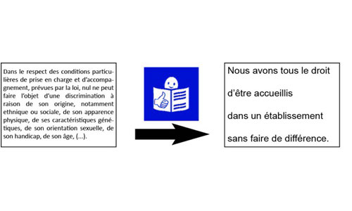 Illustration article Handicap mental : la vie plus facile grâce au FALC  