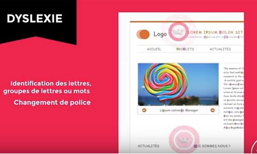 Illustration article Internet : un logiciel pour surmonter les handicaps 