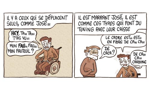 Illustration article Sylvère, ex-animateur de séjours handicap, se "livre" en BD