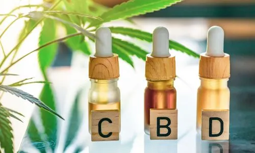 fioles de CBD de synth&egrave;se
