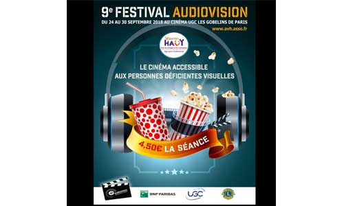 Illustration article 9e Festival Audiovision : le ciné s'ouvre aux malvoyants