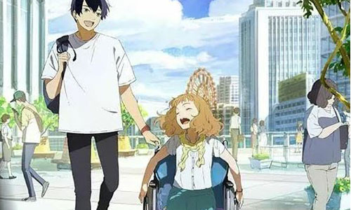 Illustration article Film d'animation : l'éclosion d'une japonaise paraplégique