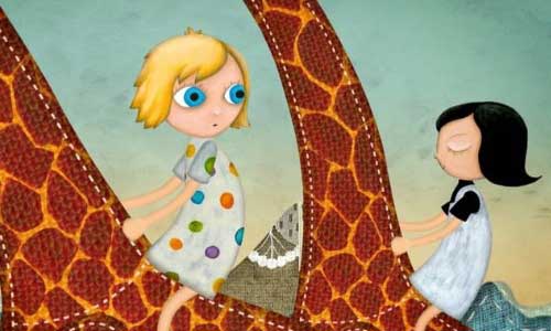 Illustration article Mimi & Lisa, la série qui parle cécité aux enfants