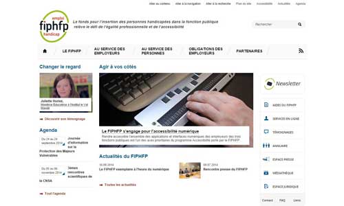 Illustration article Nouveau site Fiphfp : accessibilité numérique pour tous !
