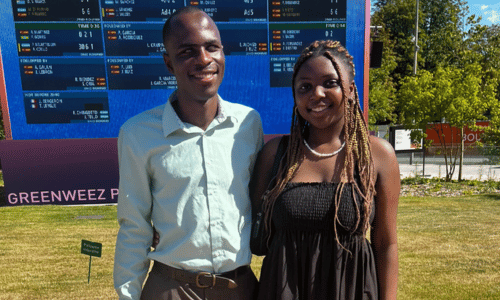 la fratrie Eva et Yvan &agrave; Roland Garros