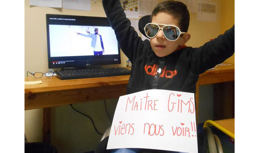 Illustration article Des enfants d'un IEM lancent un appel à Maître Gims