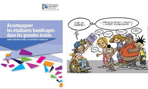 Illustration article Etudiants handicapés en grandes écoles : un nouveau guide !