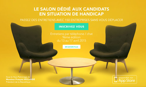 Illustration article Handi2day : 9e édition du salon de recrutement en ligne