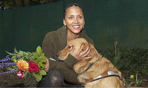 Avec les chiens guides : l'un des plus beaux jours de ma vie