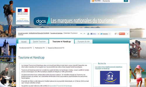 Illustration article Nouveau : 5 000 labels " Tourisme et handicap " en ligne
