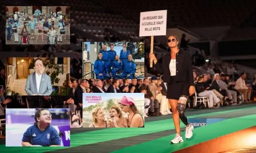 Patchwork des photos des diff&eacute;rents articles : Aur&eacute;lie Aubert, clip d&rsquo;Apple...