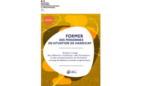 Couverture du guide « Former des personnes en situation de handicap ».