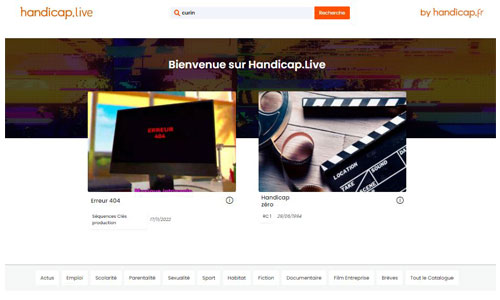 Handicap.fr lance Handicap.live : un site 100 % vidéo! 