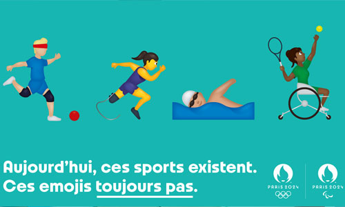 Illustration article Handisport : Paris 2024, pour des émojis plus inclusifs!