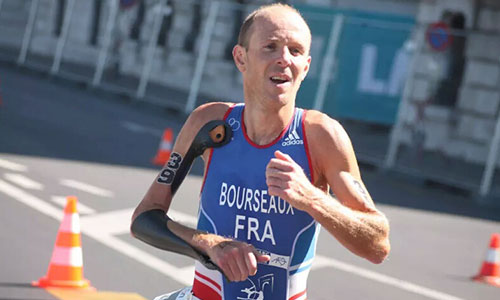 Illustration article Y. Bourseaux, après le biathlon, Rio en triathlon handisport