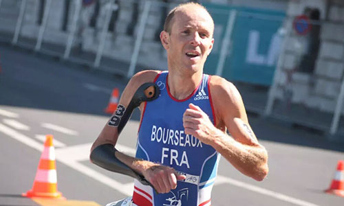 Illustration article Y. Bourseaux, après le biathlon, Rio en triathlon handisport