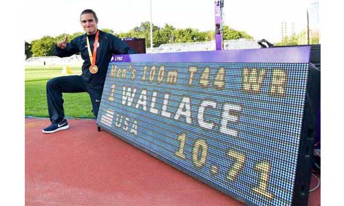 Illustration article Record 100m handisport, Jarryd Wallace, plus rapide au monde