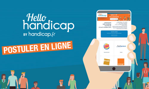 Illustration article Hello handicap : 20 000 offres d'emploi à pourvoir en ligne