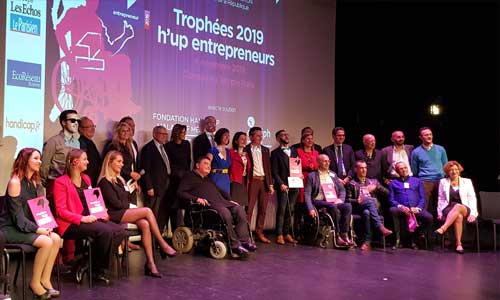 Illustration article H'up 2020: entrepreneurs handicapés, postulez à vos trophées
