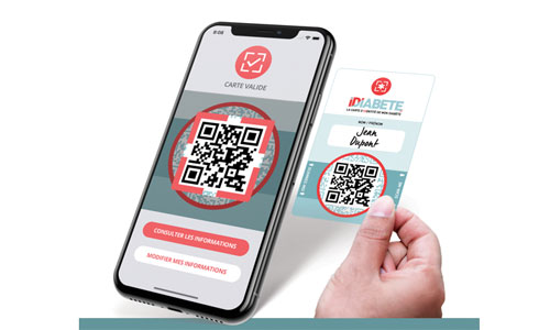 iDiabète : la carte d'identité numérique, en cas d'urgence 