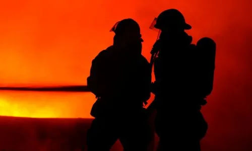 Pompiers en op&eacute;ration