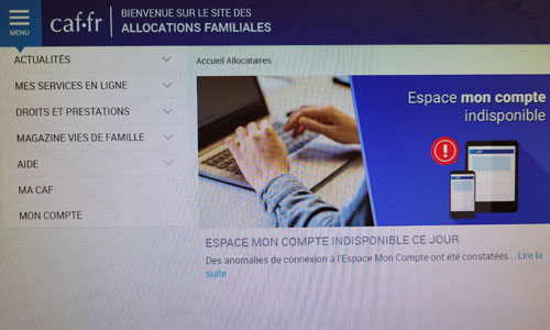 Illustration article Incident sur caf.fr : 7 000 dossiers allocataires dévoilés