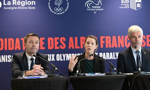 Conférence de presse en présence des présidents de région et du CPSF.