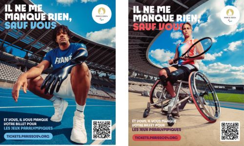 Affiche avec Assoumani et Deroulède et le slogan Il ne me manque rien sauf vous