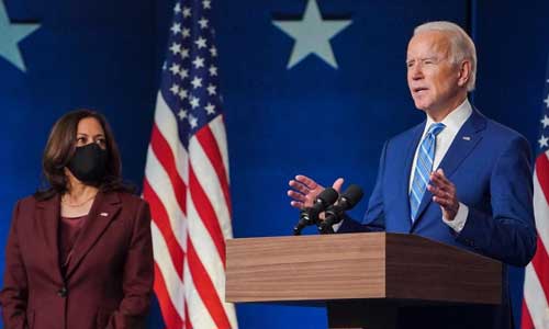 Illustration article Joe Biden, bègue, évoque le handicap dès son 1er discours 