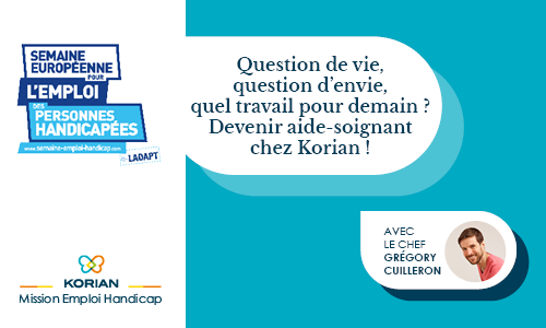 Illustration article Korian - Webinaires apprentissage Aide-soignant et Cuisinier