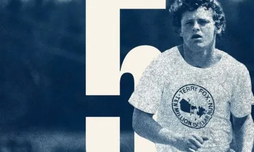 Terry Fox en train de courir.
