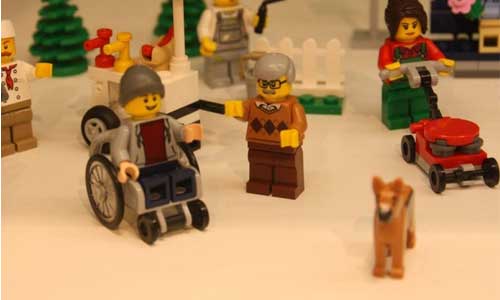 Illustration article Lego : le premier personnage en fauteuil roulant