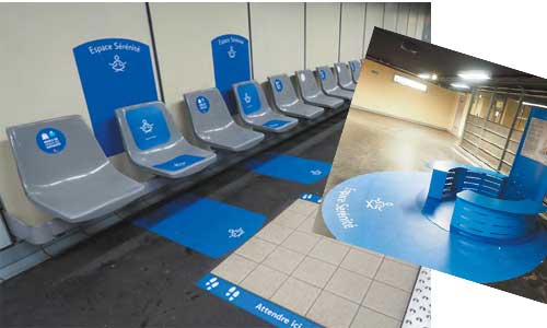 Illustration article  Lyon, des personnes autistes repensent une station de métro