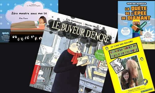 Illustration article 150 livres pour enfants dys en grandes surfaces