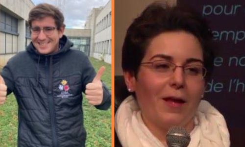 Portraits d'Anne-Lyse Chabert et Antonin Bezaud, nommés vice-présidents