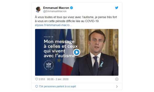 Illustration article Macron : aménagement du confinement pour certains handicaps