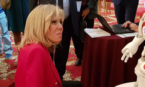 Illustration article Brigitte Macron à la rencontre du handicap à Nantes