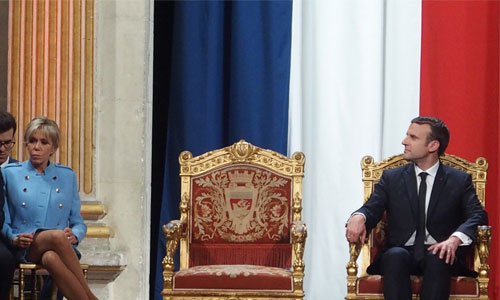 Illustration article Macron : jour J pour l'investiture du nouveau président
