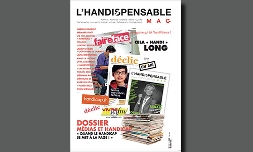 Illustration article "L'Handispensable" le magazine qui fait l'handifférence !