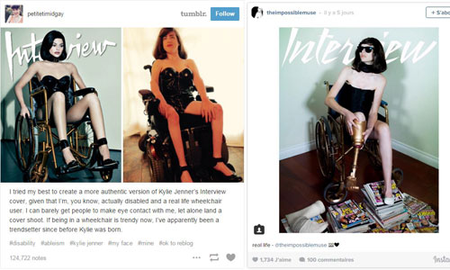 Illustration article Le "handicap fashion", la une qui fait polémique aux USA !