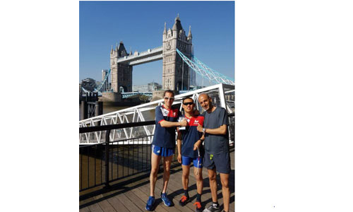Illustration article Un Français non-voyant à l'assaut du marathon de Londres