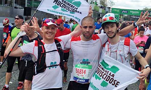 Illustration article Marathon de Paris : record du monde avec une "muco"