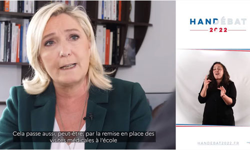 Marine Le Pen (RN) : quelle place pour le handicap ?