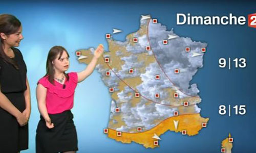 Illustration article Présenter la météo à la télé : Mélanie l'a fait ! 