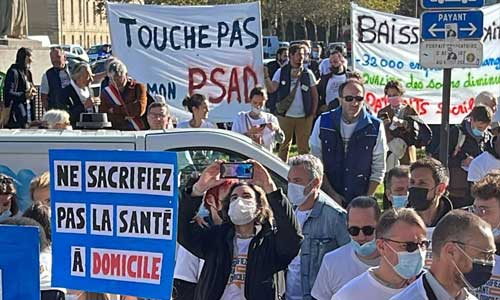 Illustration article Les métiers du prendre soin alertent : manif le 6 octobre