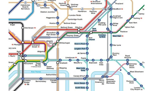 Illustration article Métro de Londres : un plan spécial édité pour les phobiques