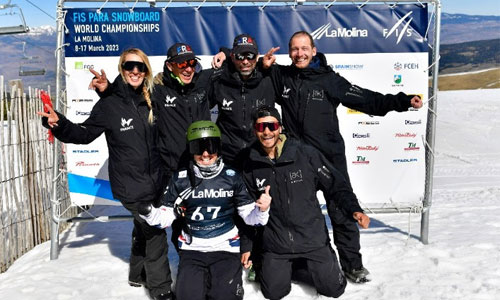 Illustration article  Mondiaux de para snowboard : 4 podiums pour les Bleus