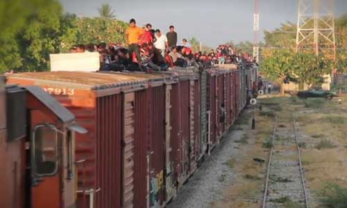 Illustration article Les migrants amputés par un train d'enfer surnommé La bête