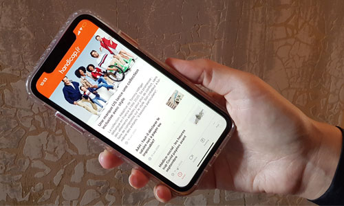 Illustration article La nouvelle appli Handicap.fr débarque sur votre mobile! 