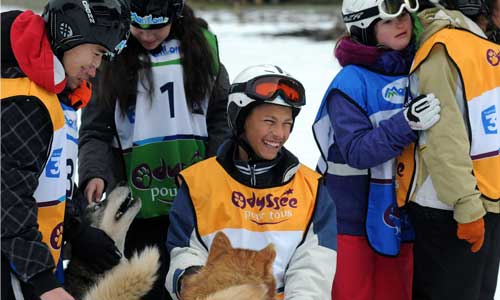 Illustration article Odyssée Savoie-Mont-Blanc : 14 mushers handi dans la course